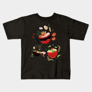 Ramen Noodle Kids T-Shirt